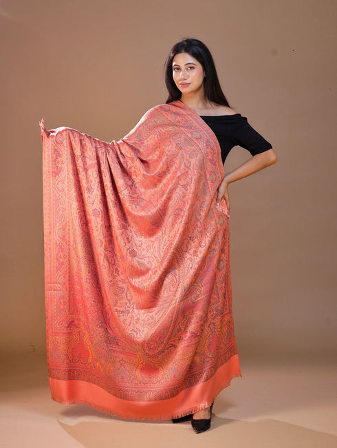 Women's Jamawar Wool Shawl